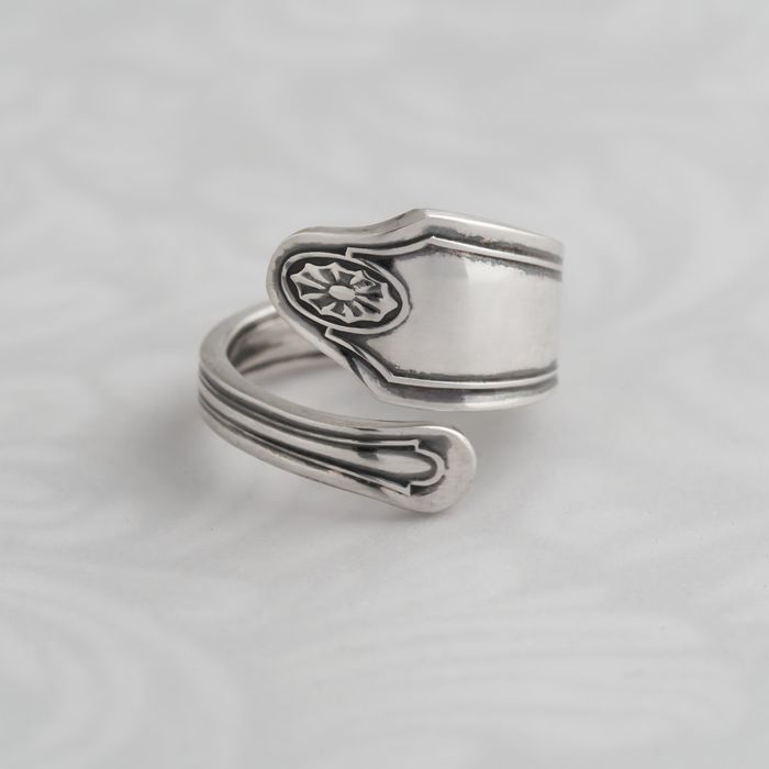 Past Present Spoon Rings