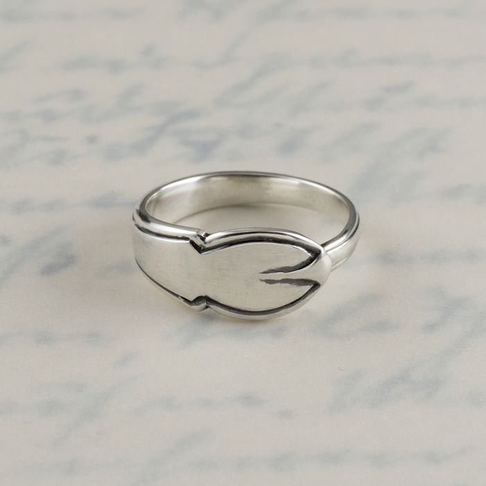 Past Present Spoon Rings