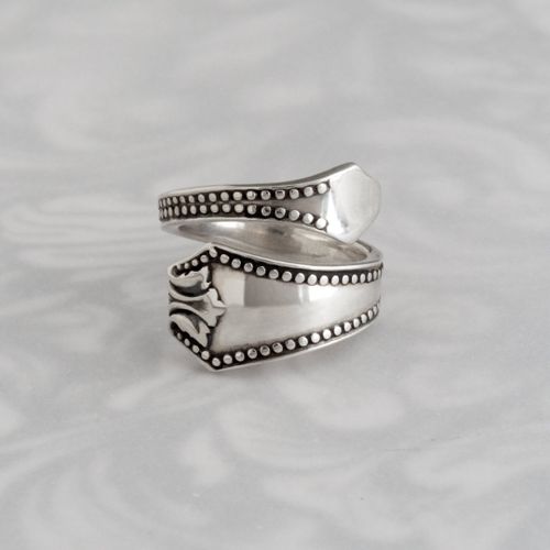 Past Present Spoon Rings