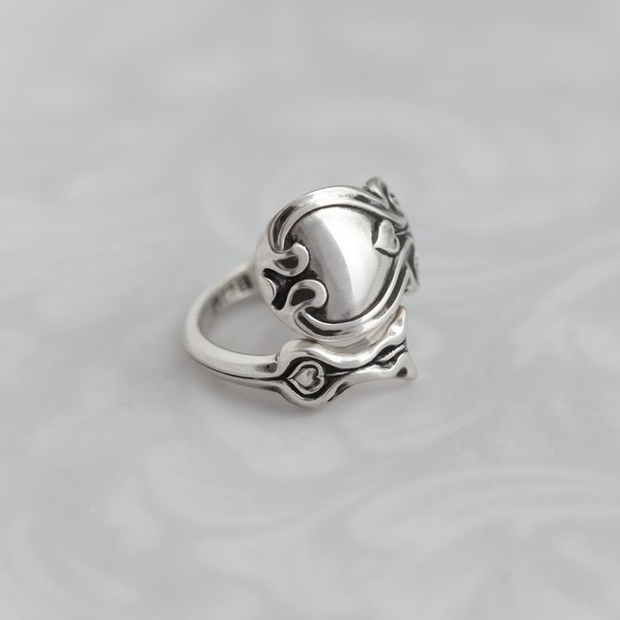 Past Present Spoon Rings