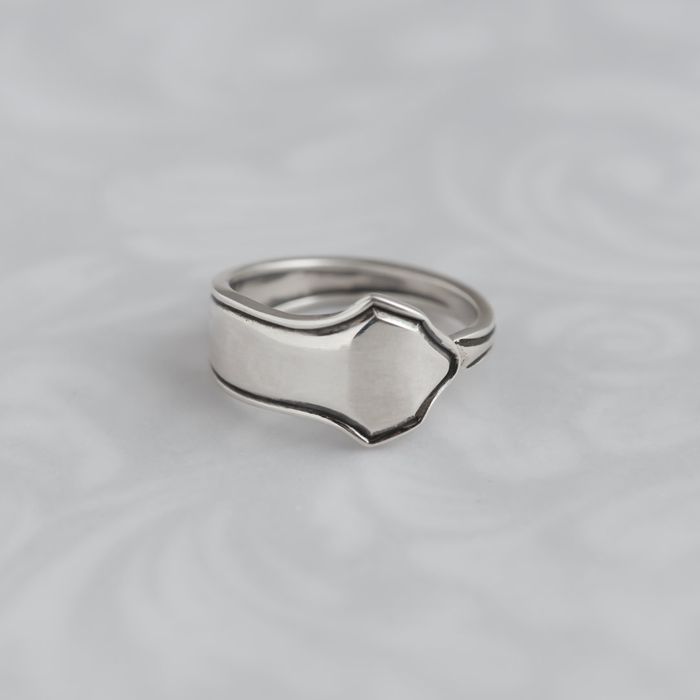 Past Present Spoon Rings