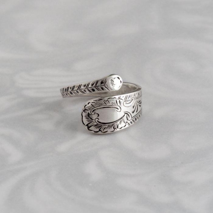 Past Present Spoon Rings