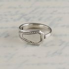 Past Present Spoon Rings