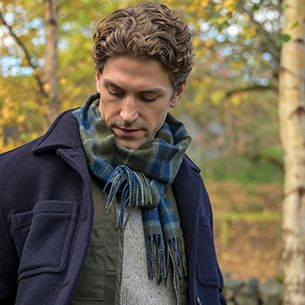 ABSCL Bowhill Lambswool Scarf/ HTBW Lambswool Tam