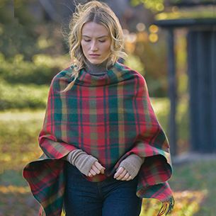 Lambswool Blanket Clothing - Georgia Poncho/Alice Serape/Robyn Jacket/Bobbie Stole