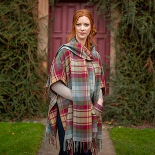 Lambswool Blanket Clothing - Georgia Poncho/Alice Serape/Robyn Jacket/Bobbie Stole
