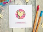 Tartan Heart Card