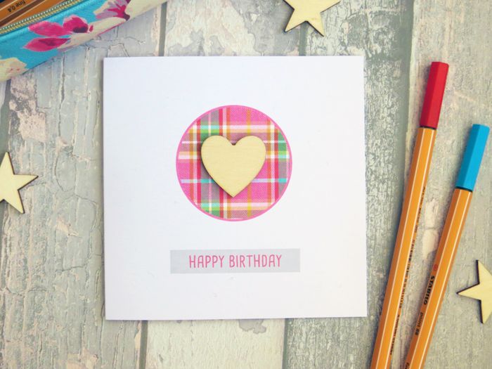 Tartan Heart Card