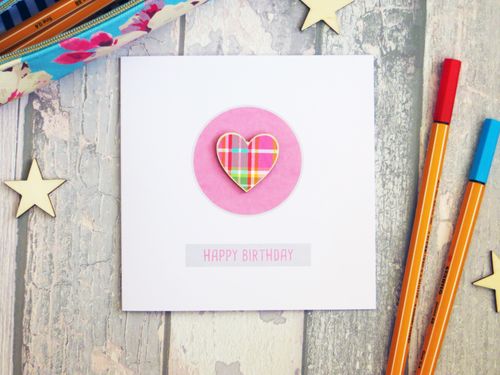 Tartan Heart Card