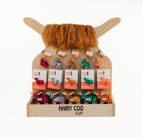 HANDCRAFTED COOS (keyrings, magnets, brooches, standing coos)