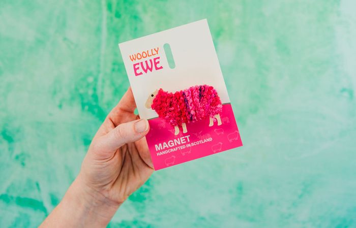 HANDCRAFTED EWES (keyrings, magnets, brooches, standing ewes)