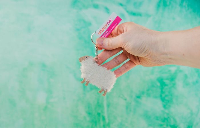 HANDCRAFTED EWES (keyrings, magnets, brooches, standing ewes)