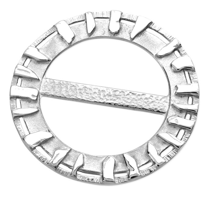 Pewter Scarf Ring & Brooches