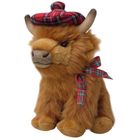 Highland Cow Soft Toys with bonnets