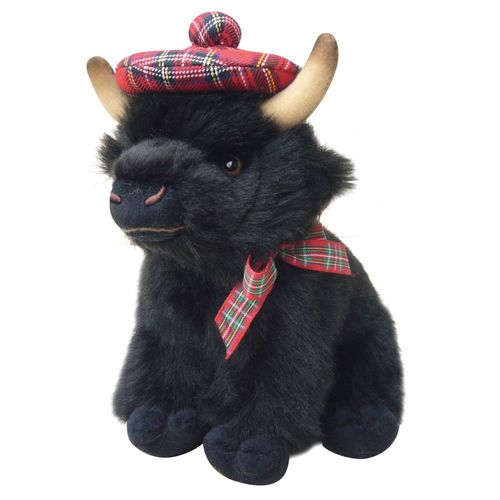 Highland Cow Soft Toys with bonnets