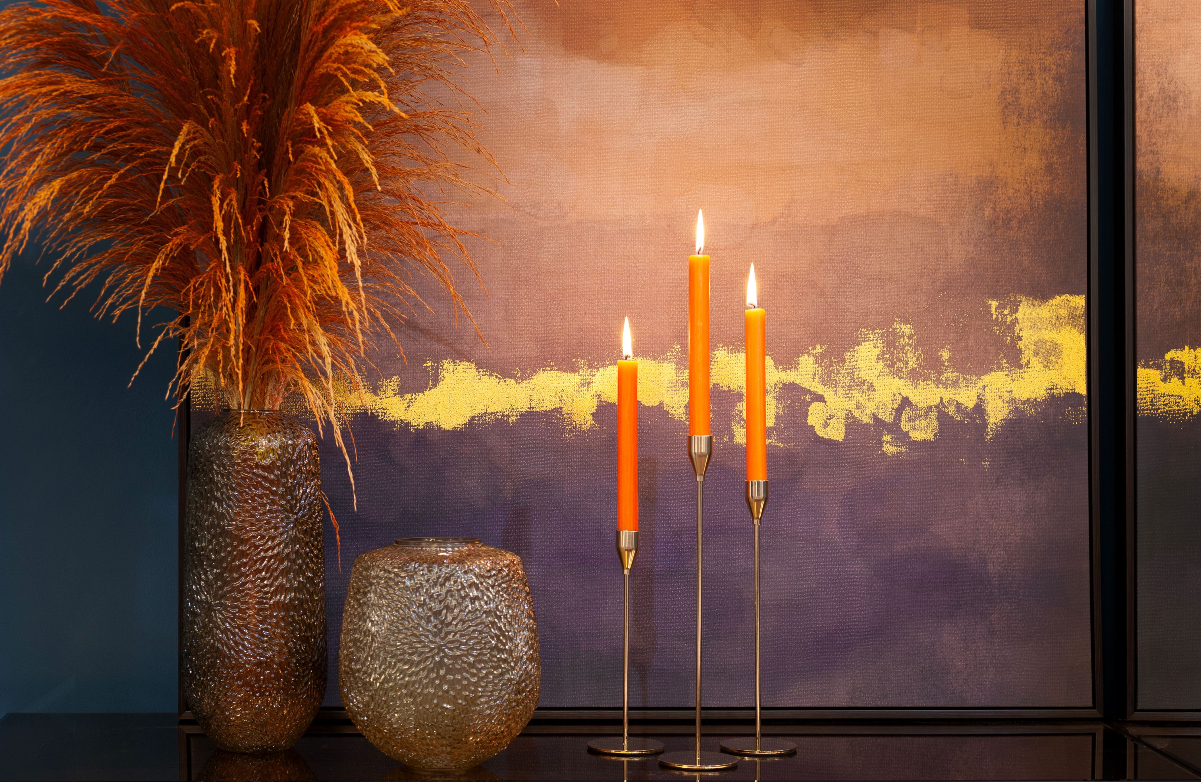 Coloured Dinner Candles