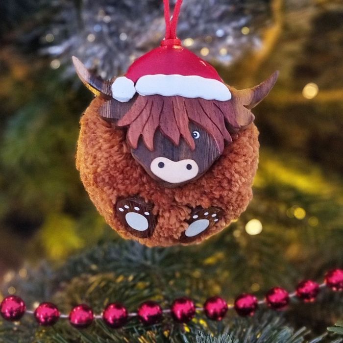 New Highland Cow Wooden Novelties