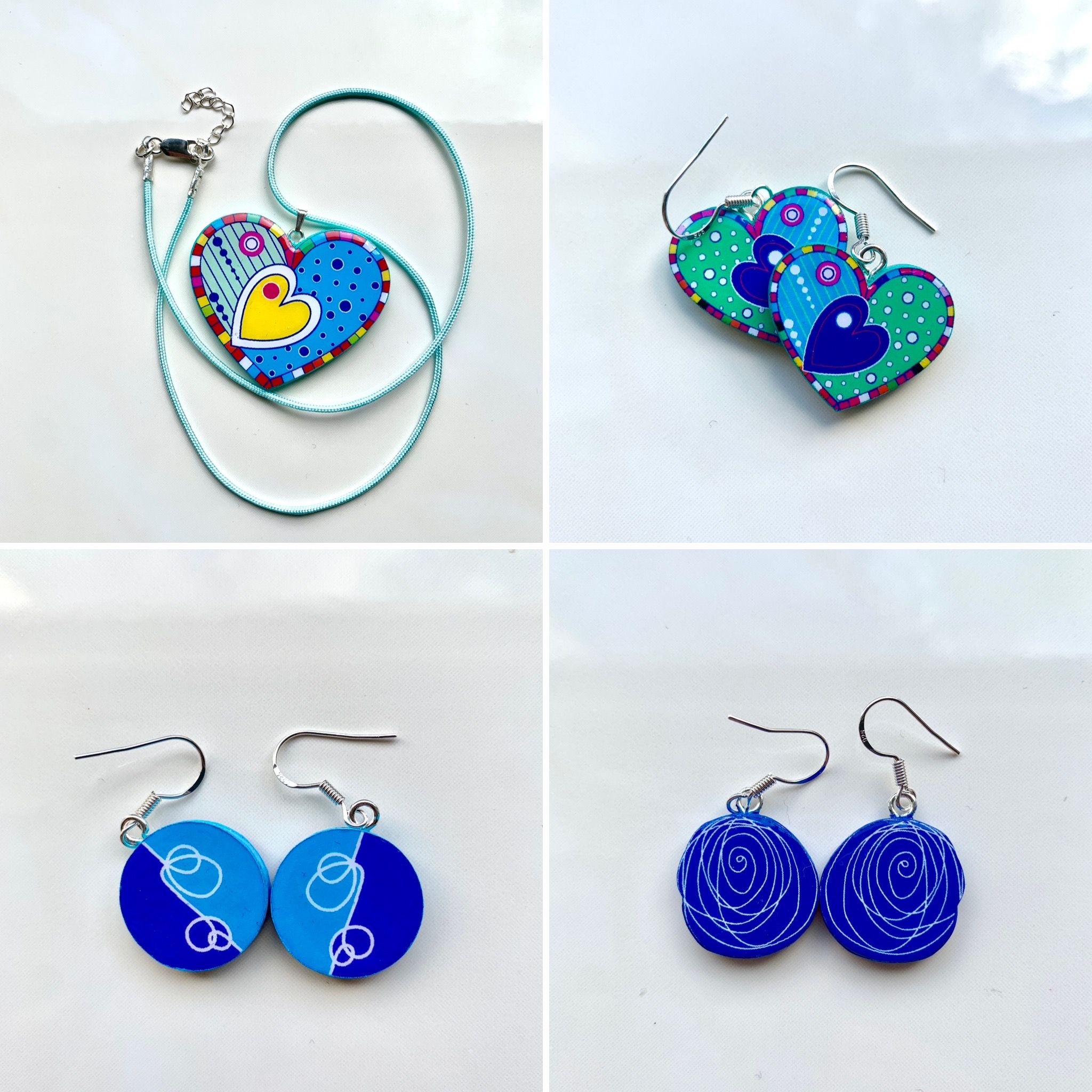 Paper & Wooden Earrings
