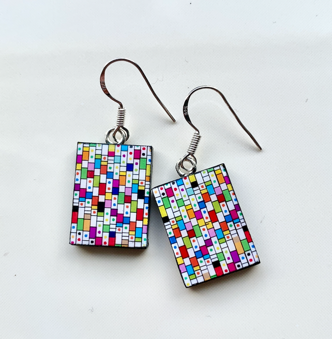 Paper & Wooden Earrings