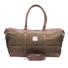 Brodie Harris Tweed and Genunine Leather Travel Bag