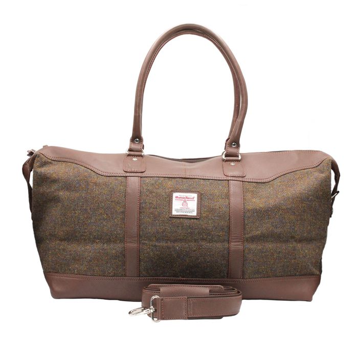 Harris tweed travel bag shop