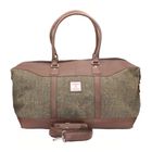 Brodie Harris Tweed and Genunine Leather Travel Bag