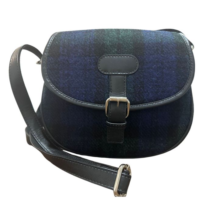 Rowan Harris Tweed Saddle Bag - Genuine Leather