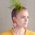 Supermoon Dangle Large Stud Earrings