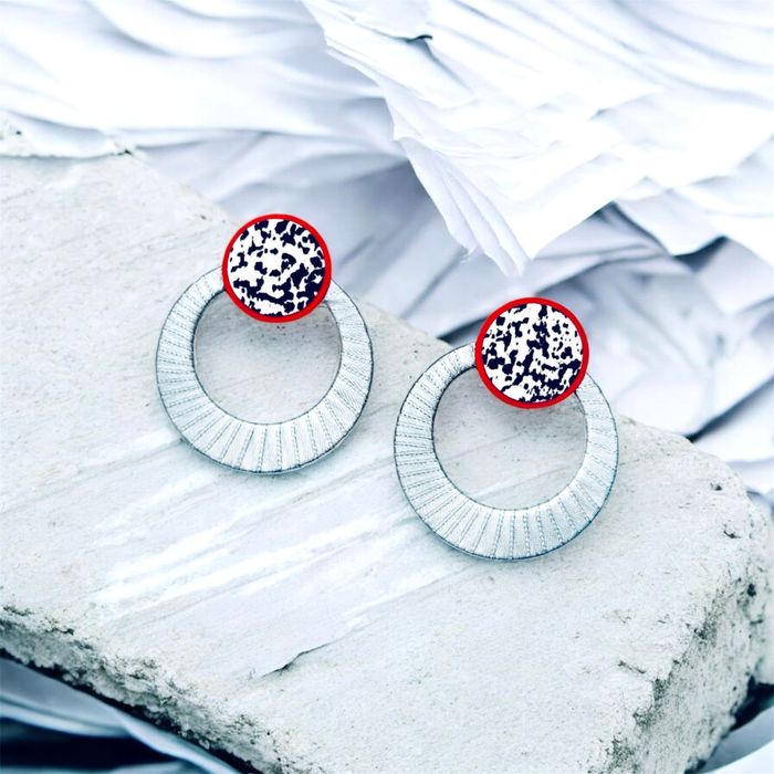 New Moon Stud Earrings