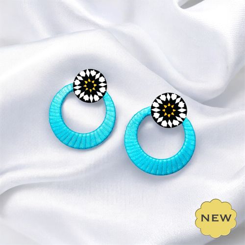 New Moon Stud Earrings