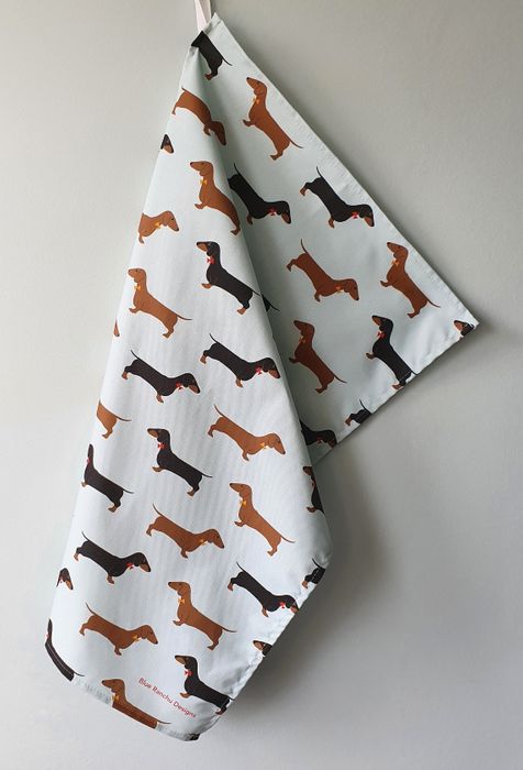 Dachshunds Tea Towel