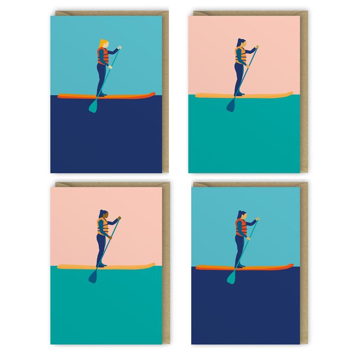 Wild Swimming & SUP A6 cards