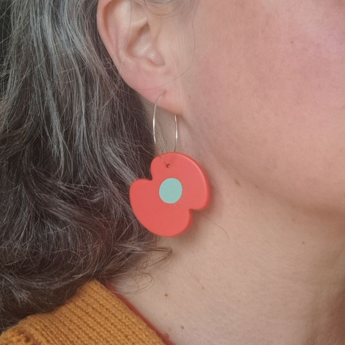 poppy hoops