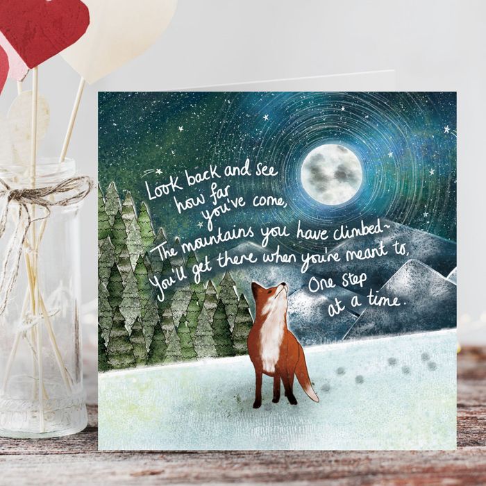 Foiled Greeting Cards - One Step At A Time Range