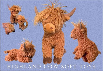 HIGHLAND COW SOFT TOYS