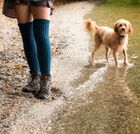Ladies Alpaca Chunky Knee Socks