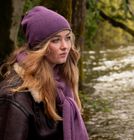 Alpaca Jersey Knit Beanie