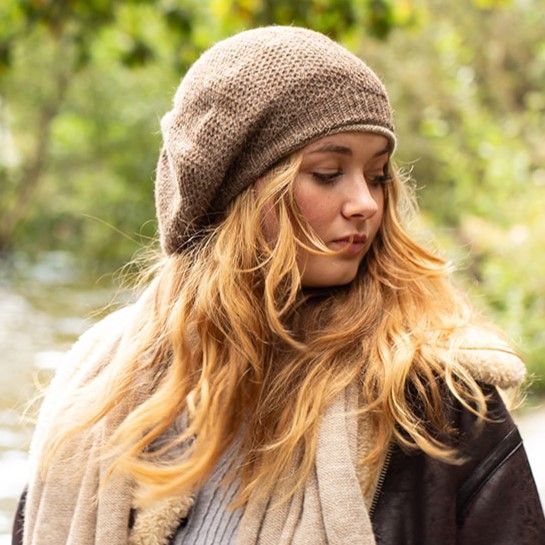 Slouchy Alpaca Beanie