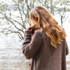 Alpaca Rib Knit Cardigan