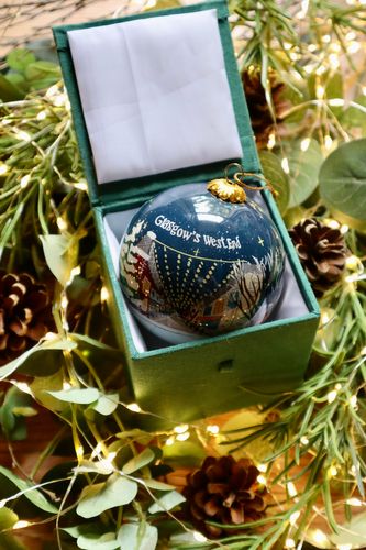 Christmas bauble - Glasgow's West End