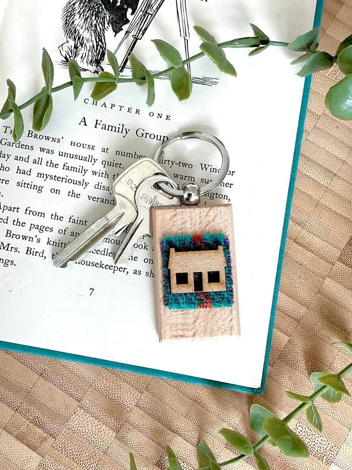 Handmade Harris Tweed Keyrings