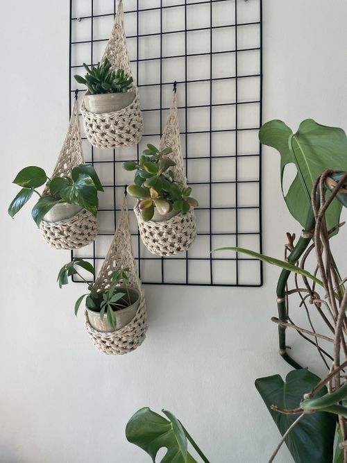 Ivory Plant Basket (Small)