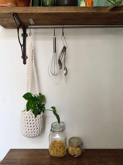 Ivory Cotton Plant Hanger