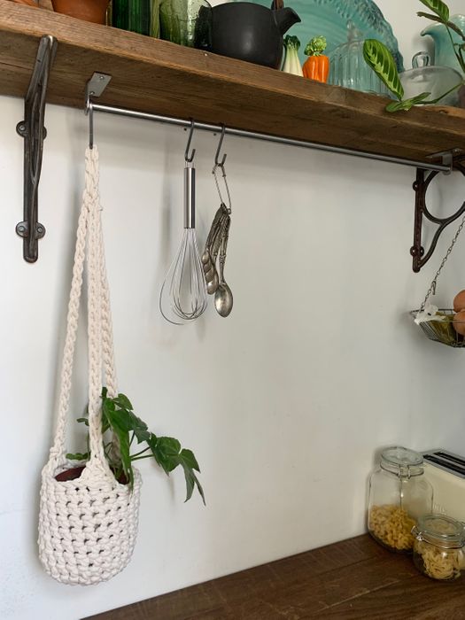 Ivory Cotton Plant Hanger