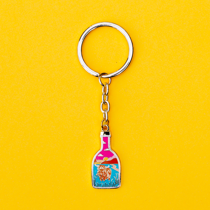 Highland Cow Keyring