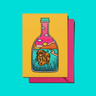 Highland Cow Greeting Card