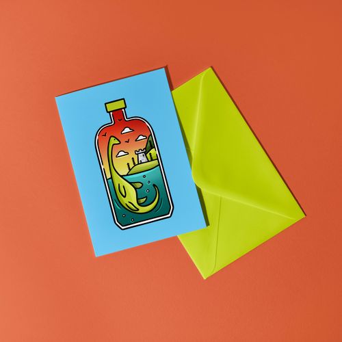 Nessie Greeting Card