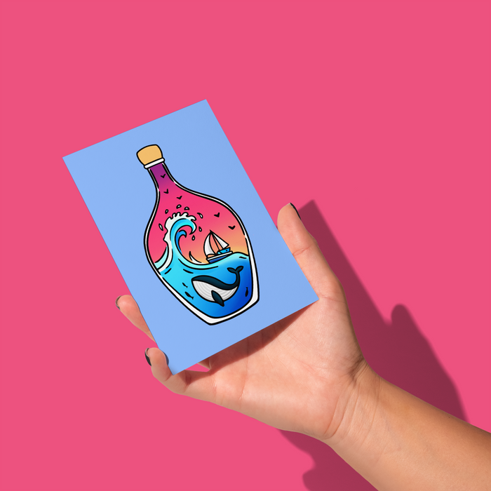 Whale Greeting Card