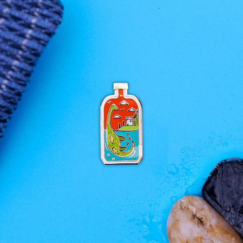 Nessie Enamel Pin
