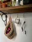 Jute Hanging Storage Basket (Small)